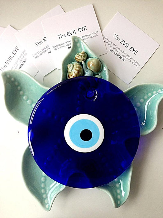 Evil Eye Beads, Evil Eye Wall Hanging SET, Evil Eye Home Decor