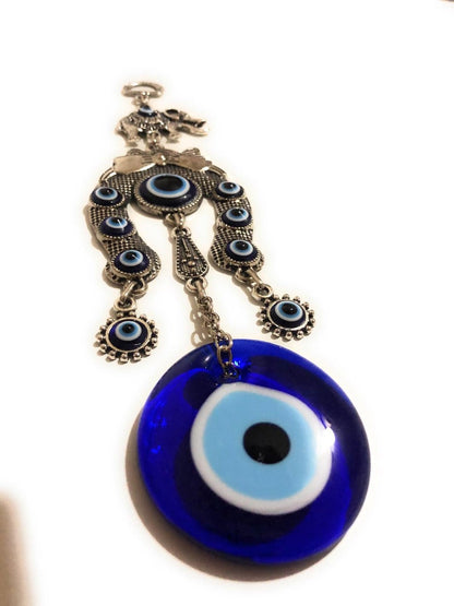 Horseshoe evil eye wall hanging series
