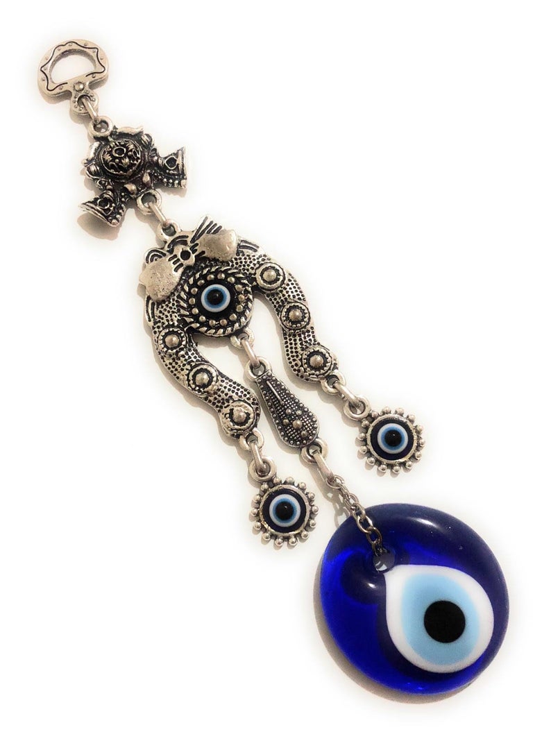 Horseshoe evil eye wall hanging series