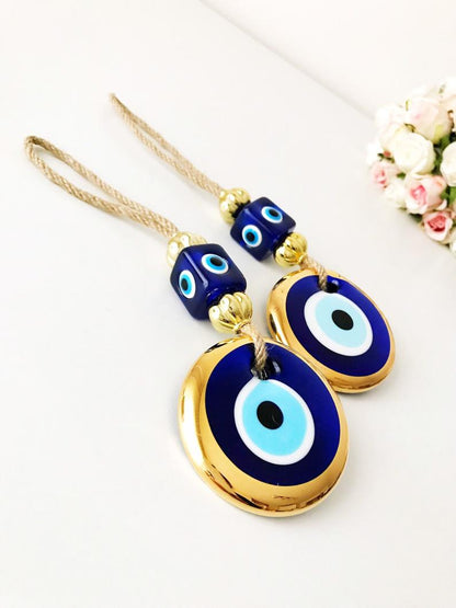 Evil Eye Beads, Evil Eye Wall Hanging SET, Evil Eye Home Decor